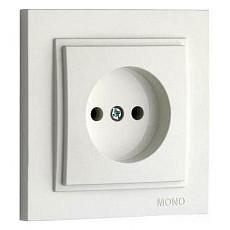 Розетка без заземления mono electric despina 102-010022-116